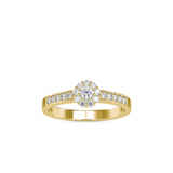 Radiant Halo Eternity Ring