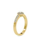 Radiant Halo Eternity Ring