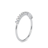 Diamond Arc Stackable Ring