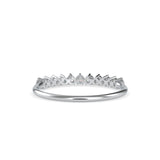 Diamond Arc Stackable Ring