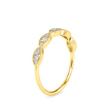 Marquise Diamond Leaf Ring