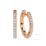 Timeless Diamond Hoop Earring (with Screw)