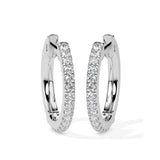 Timeless Diamond Hoop Earring (with Screw)