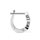 Geometric Diamond Hoop Earrings (with Screw)