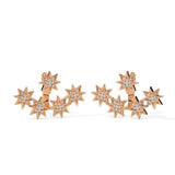 Celestial Star Cluster Diamond Earrings (with Screw)