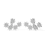 Celestial Star Cluster Diamond Earrings (with Screw)