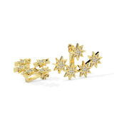 Celestial Star Cluster Diamond Earrings (with Screw)