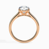 Classic Solitaire Ring with Cathedral Setting