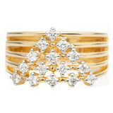 Radiant Cluster Diamond Ring