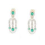 Royal Cascade Drop Earrings (with Screw)