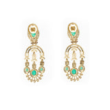 Royal Cascade Drop Earrings (with Screw)