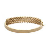 Elegant Gold Diamond Tennis Bracelet