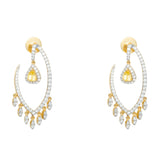 Teardrop Elegance Dangle Earrings (with Screw)