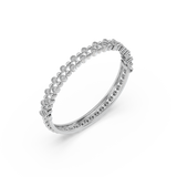 Double-Row Elegance Stone Bangle