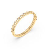 Double-Row Elegance Stone Bangle