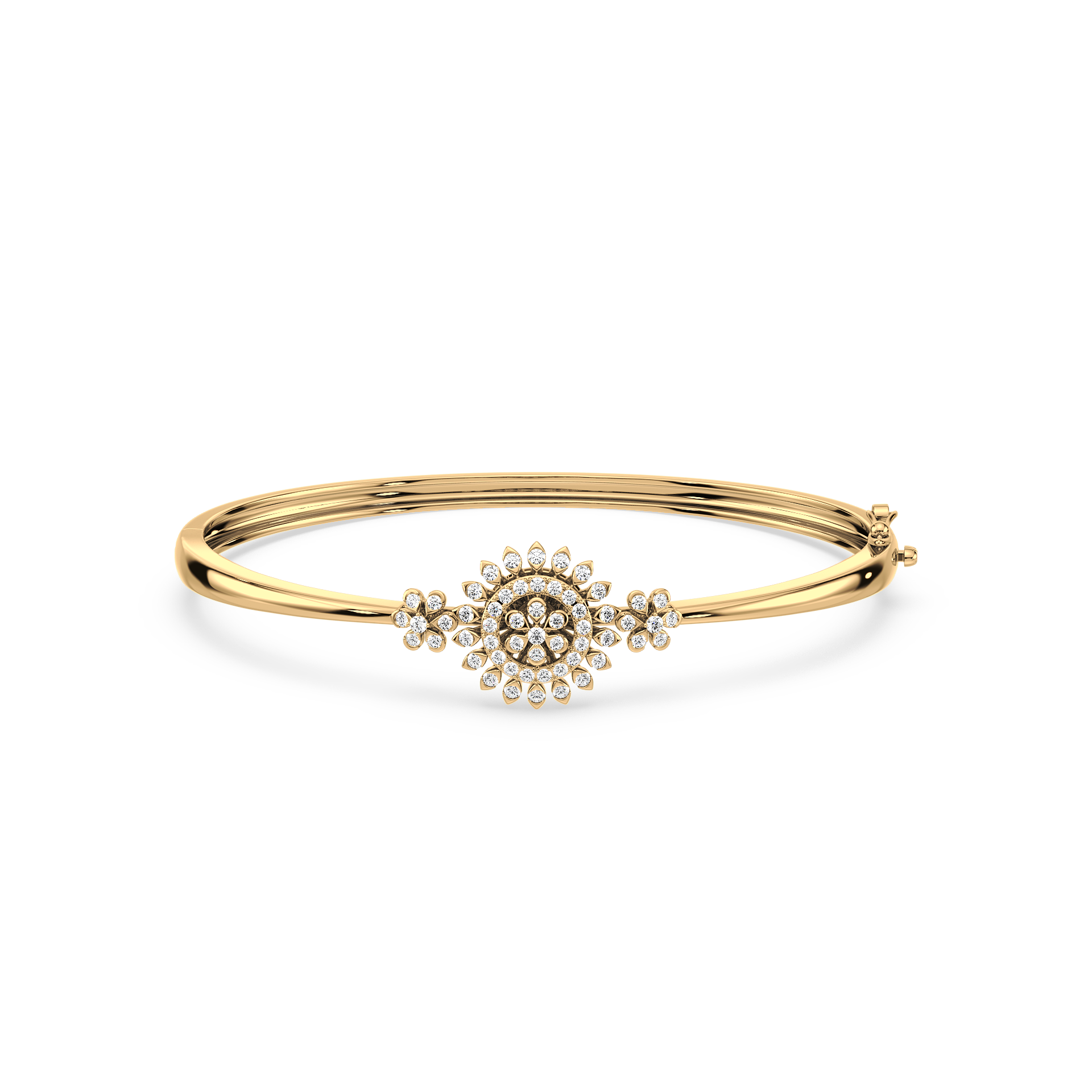 Elegant Floral Design Bangle