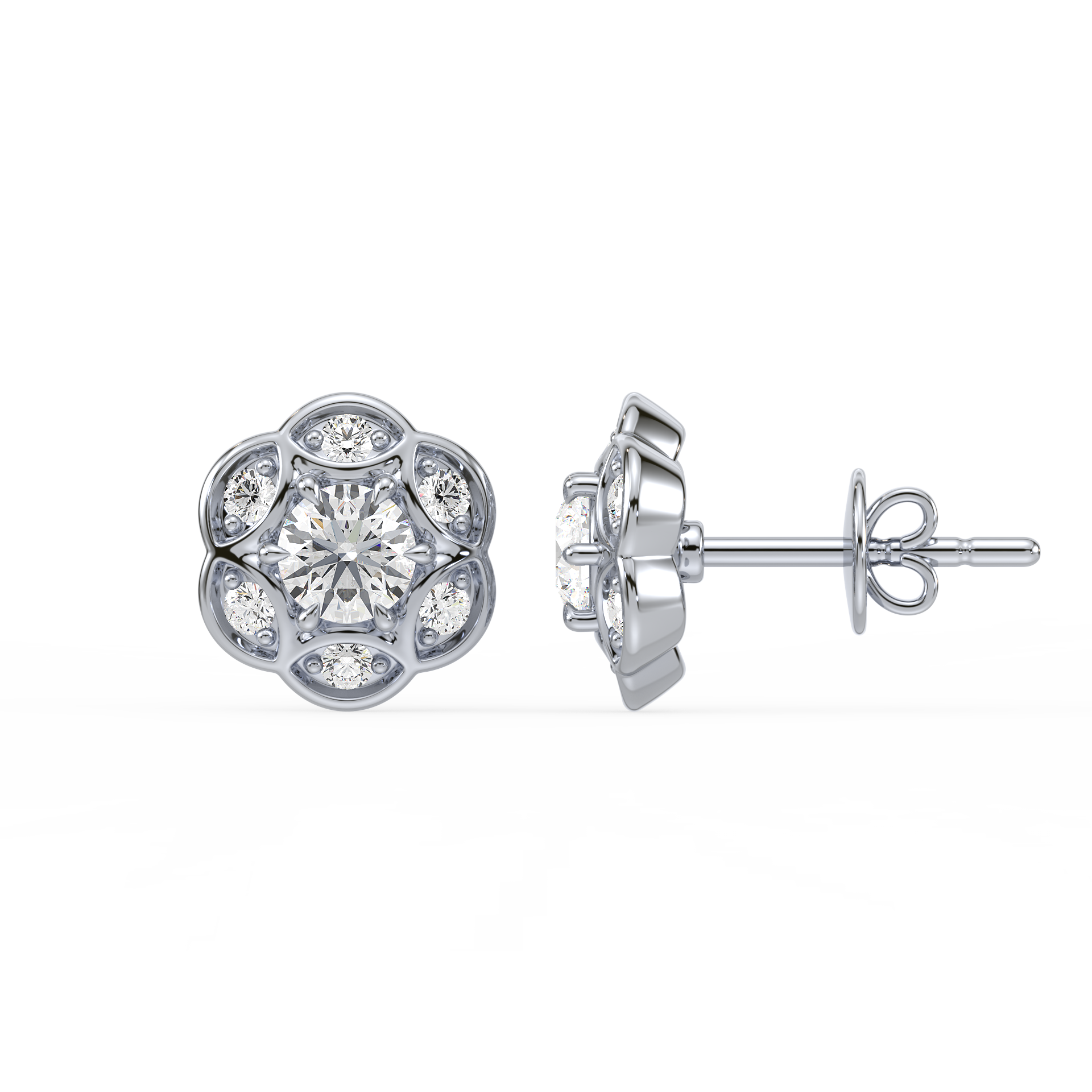 Regal Round Radiance Studs (with Screw)