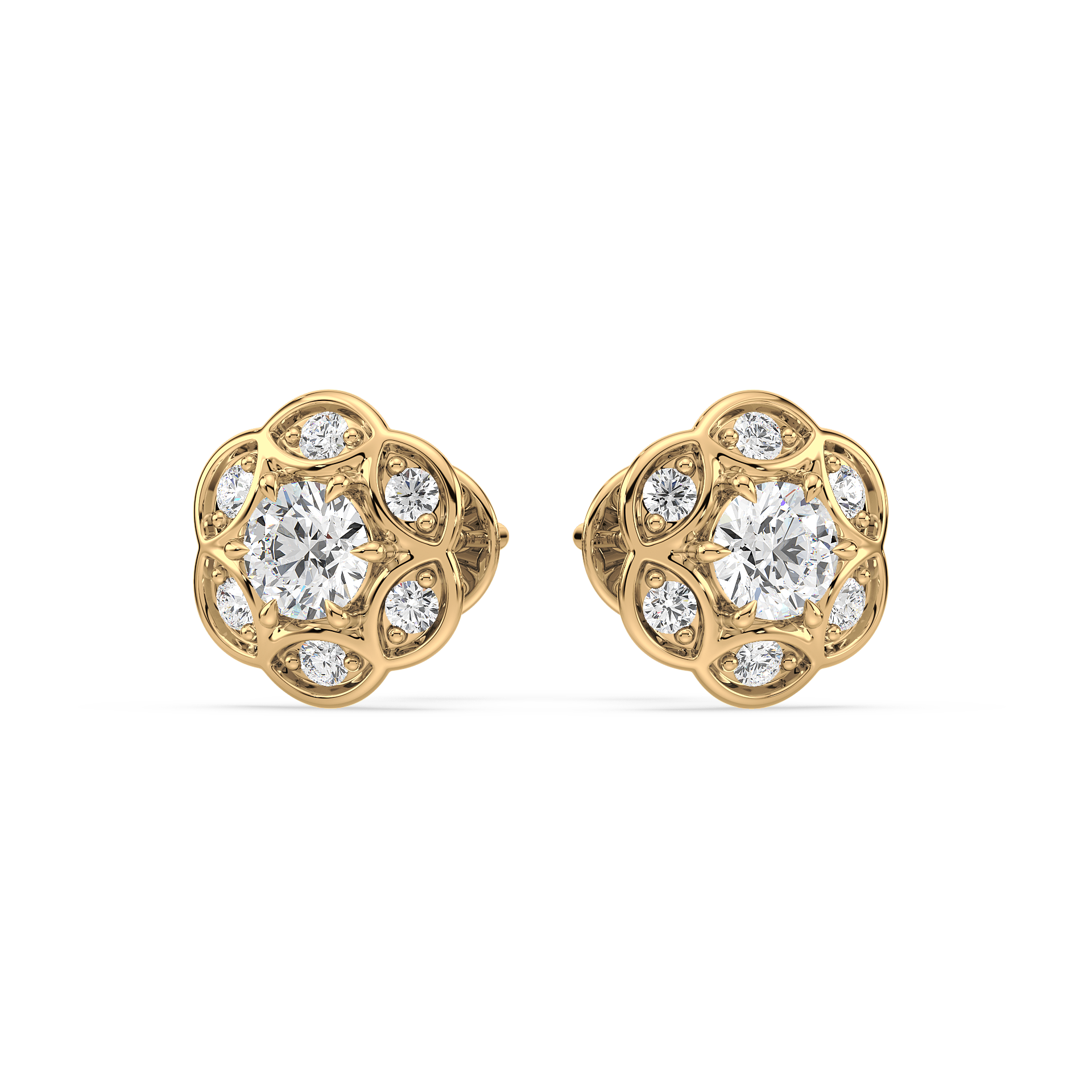 Regal Round Radiance Studs (with Screw)