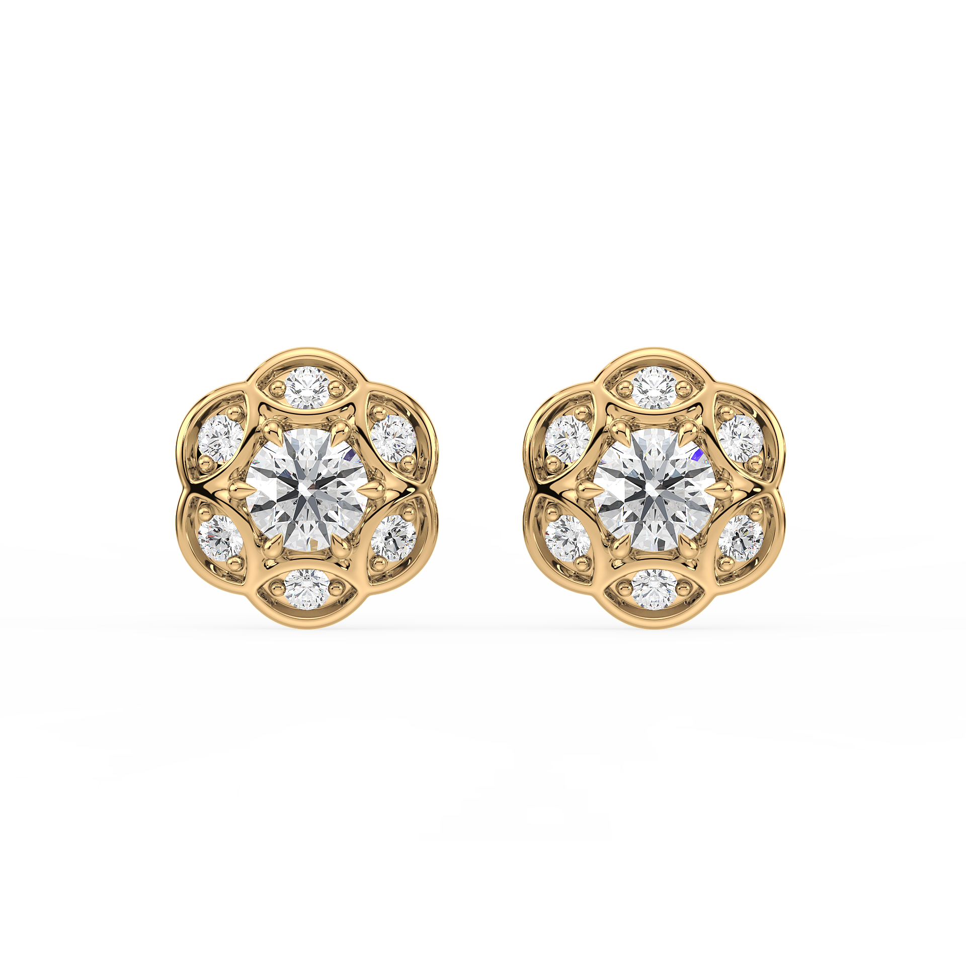 Regal Round Radiance Studs (with Screw)