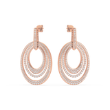 Triple Oval Radiance Earrings (with Screw)