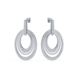 Triple Oval Radiance Earrings (with Screw)