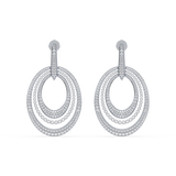 Triple Oval Radiance Earrings (with Screw)