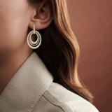 Triple Oval Radiance Earrings (with Screw)