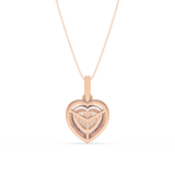 Radiant Heart Pendant Necklace