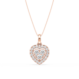 Radiant Heart Pendant Necklace