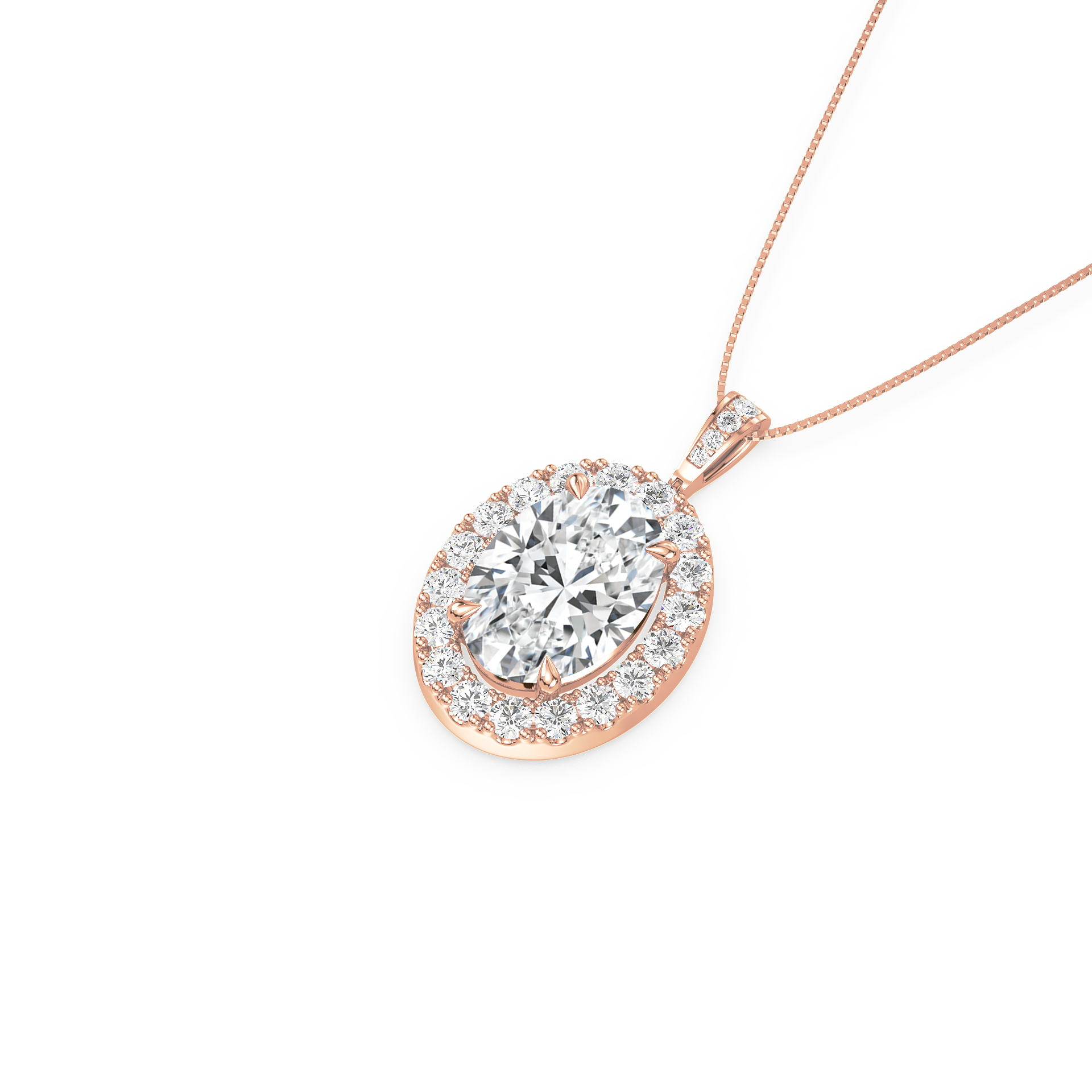 Oval Radiance Pendant