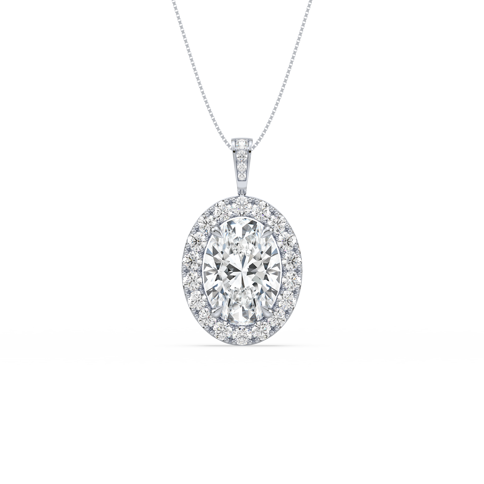 Oval Radiance Pendant