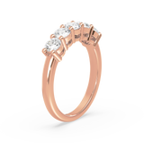 Radiant Five-Stone Ring