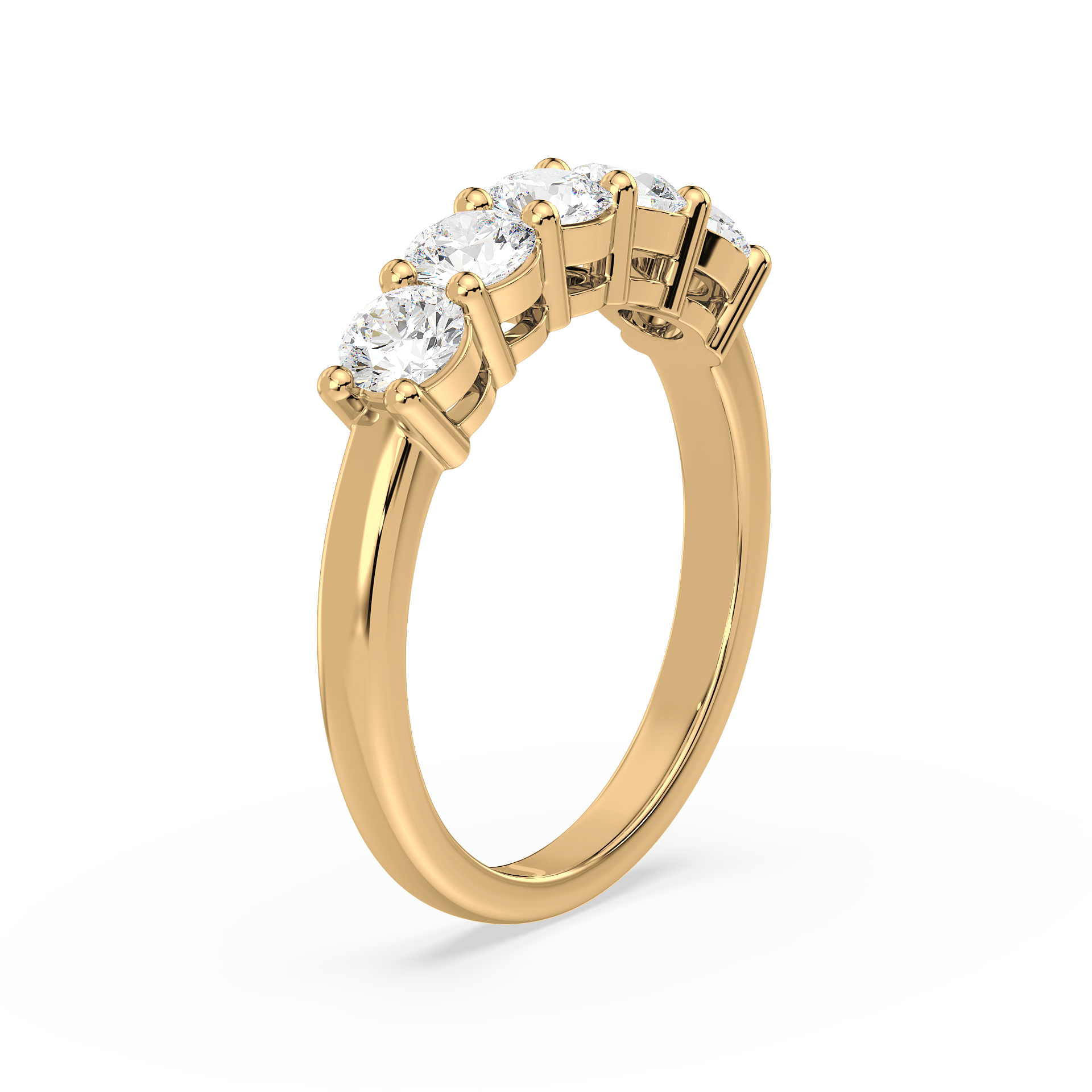 Radiant Five-Stone Ring