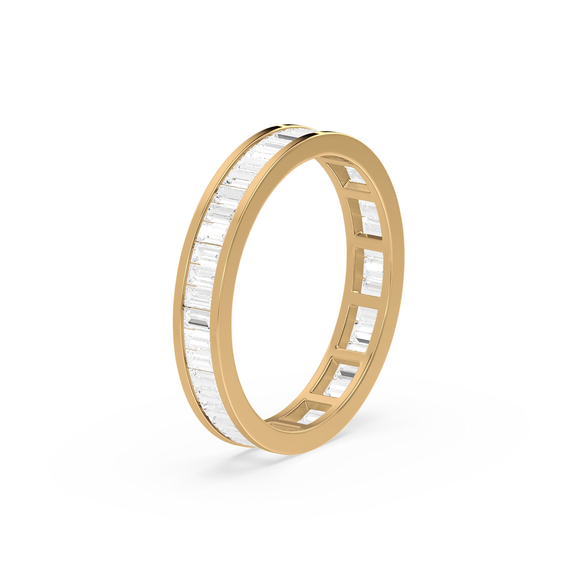 Baguette-Cut Eternity Ring