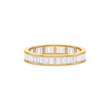 Baguette-Cut Eternity Ring