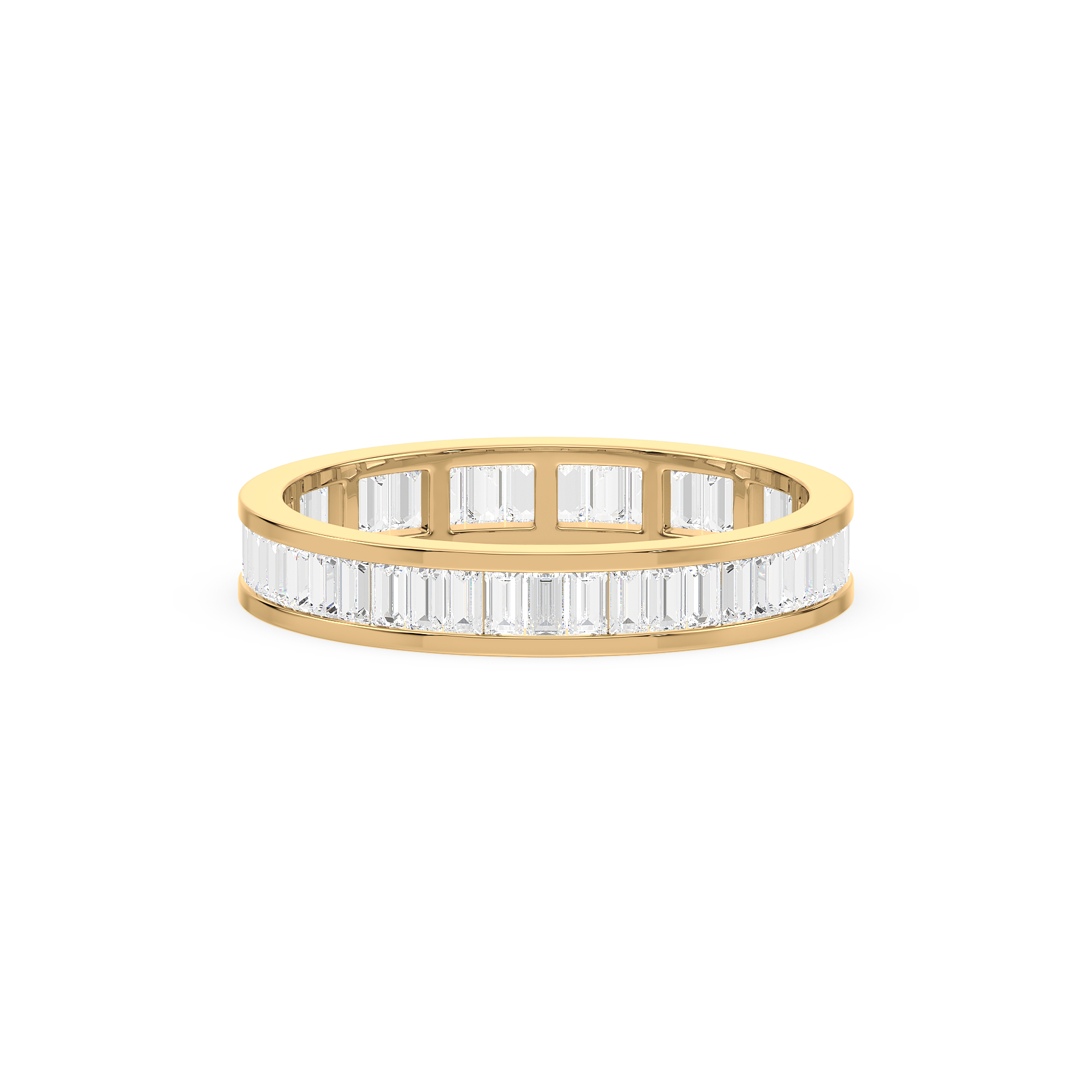 Baguette-Cut Eternity Ring