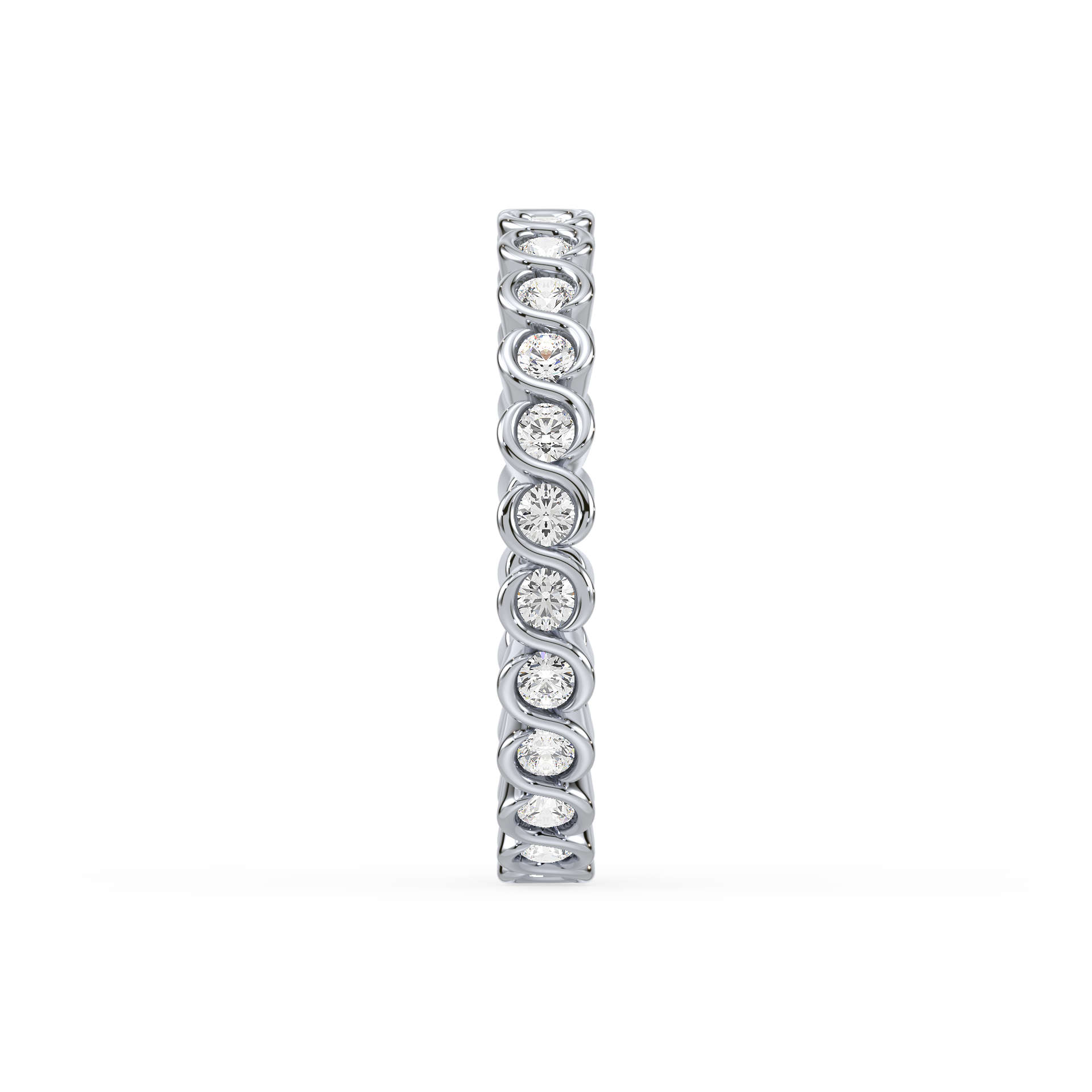 Elegance Bezel-Set Eternity Ring