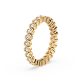 Elegance Bezel-Set Eternity Ring