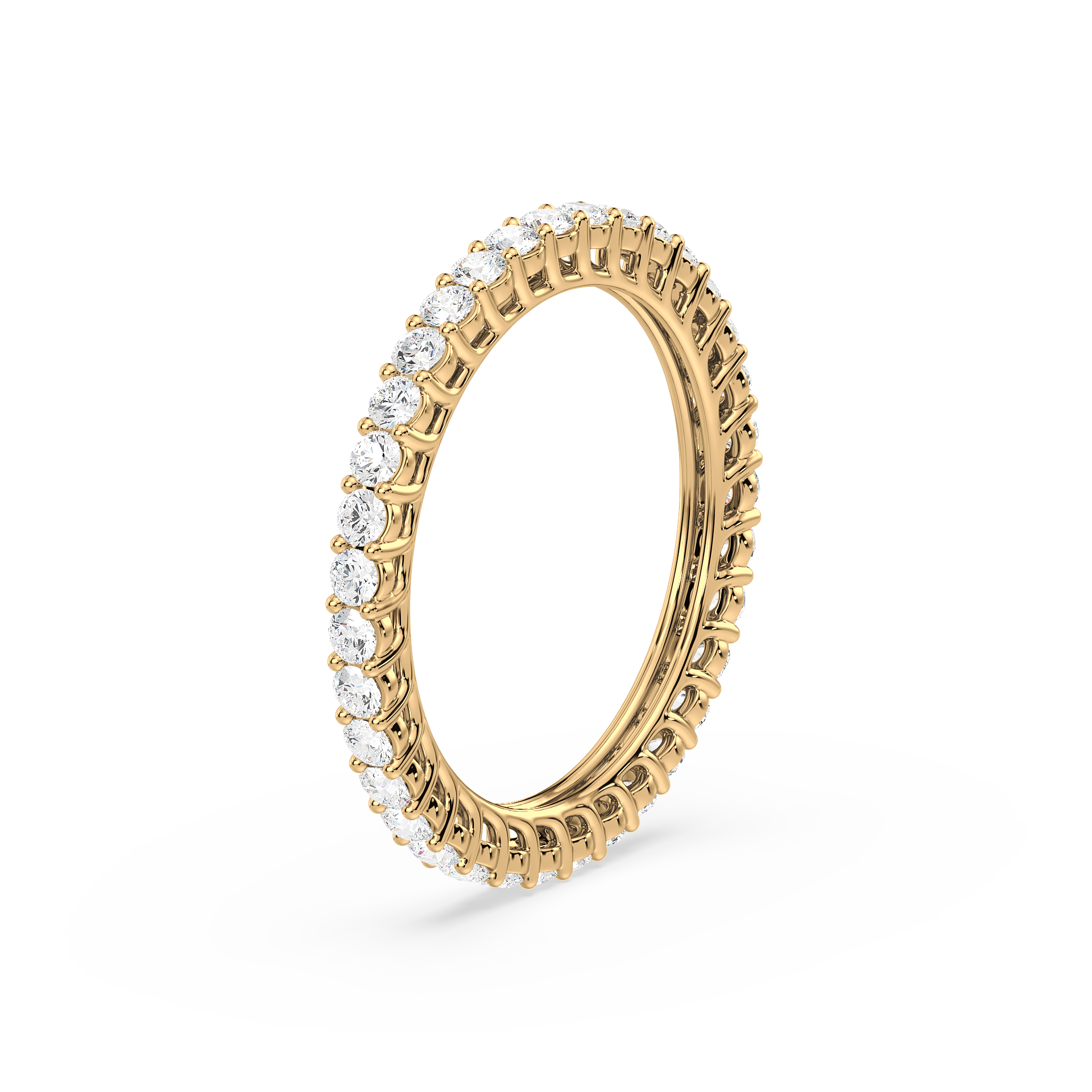 Elegance Bezel-Set Eternity Ring