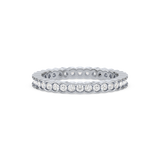 Scalloped Bezel-Set Eternity Ring