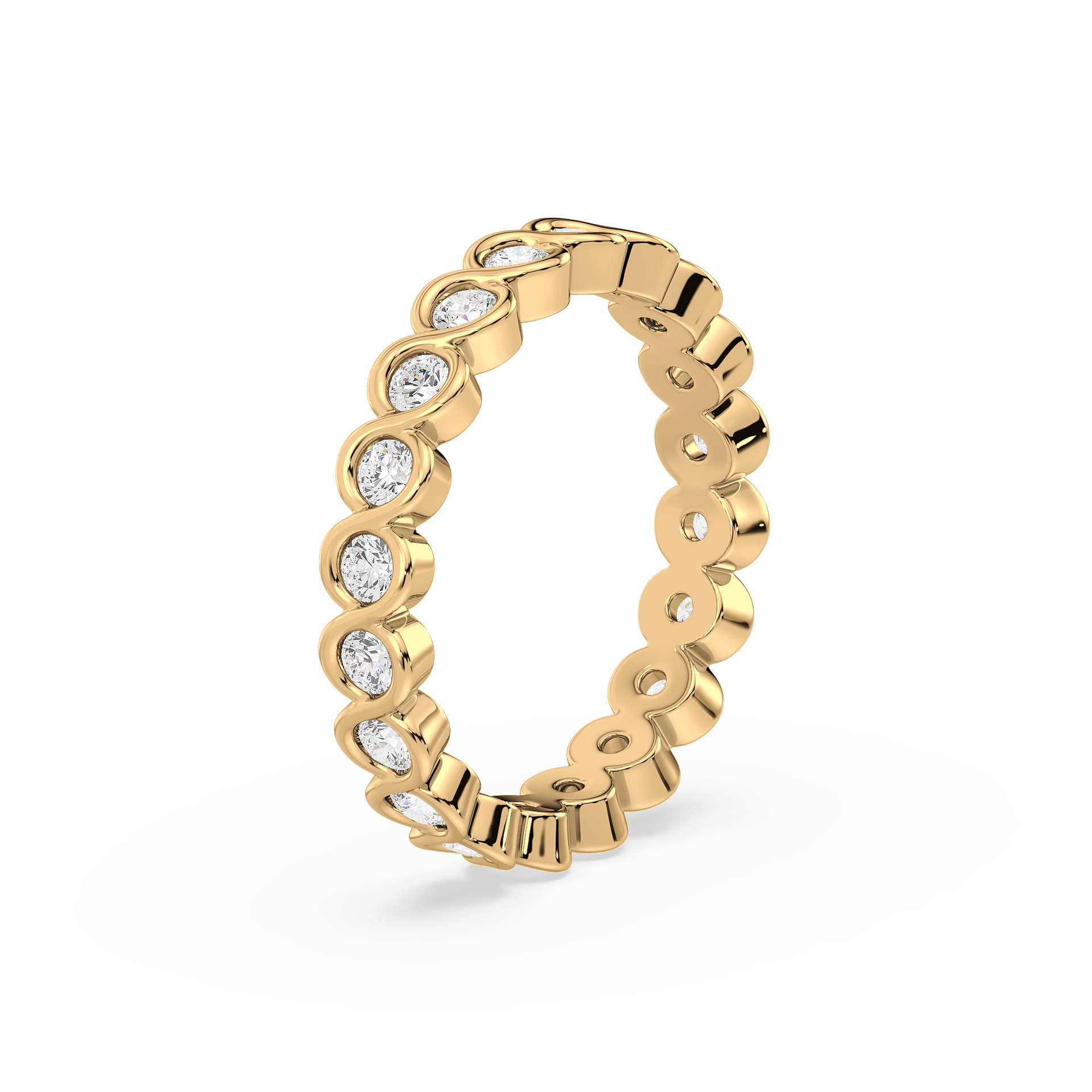 Infinity Wave Eternity Ring