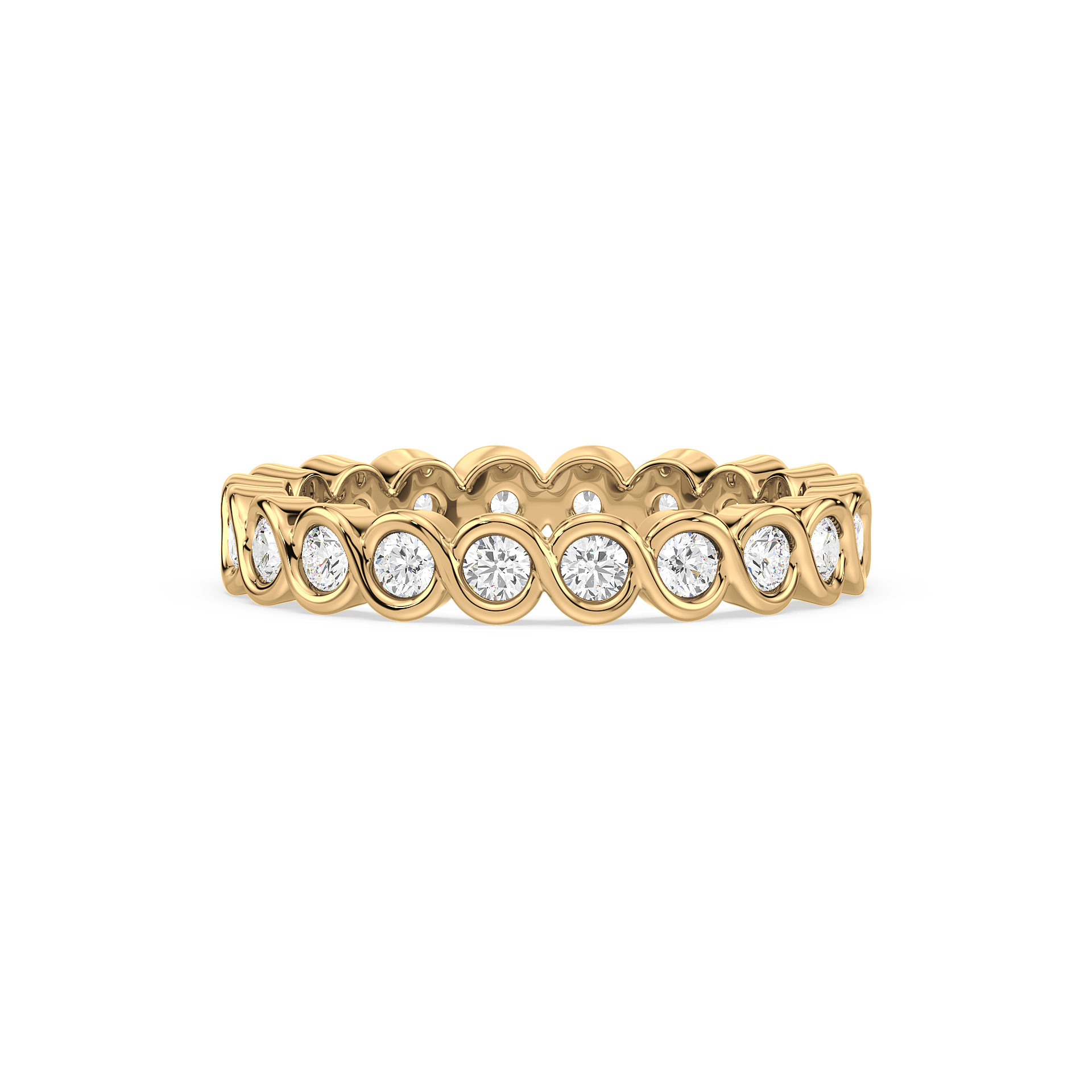 Infinity Wave Eternity Ring