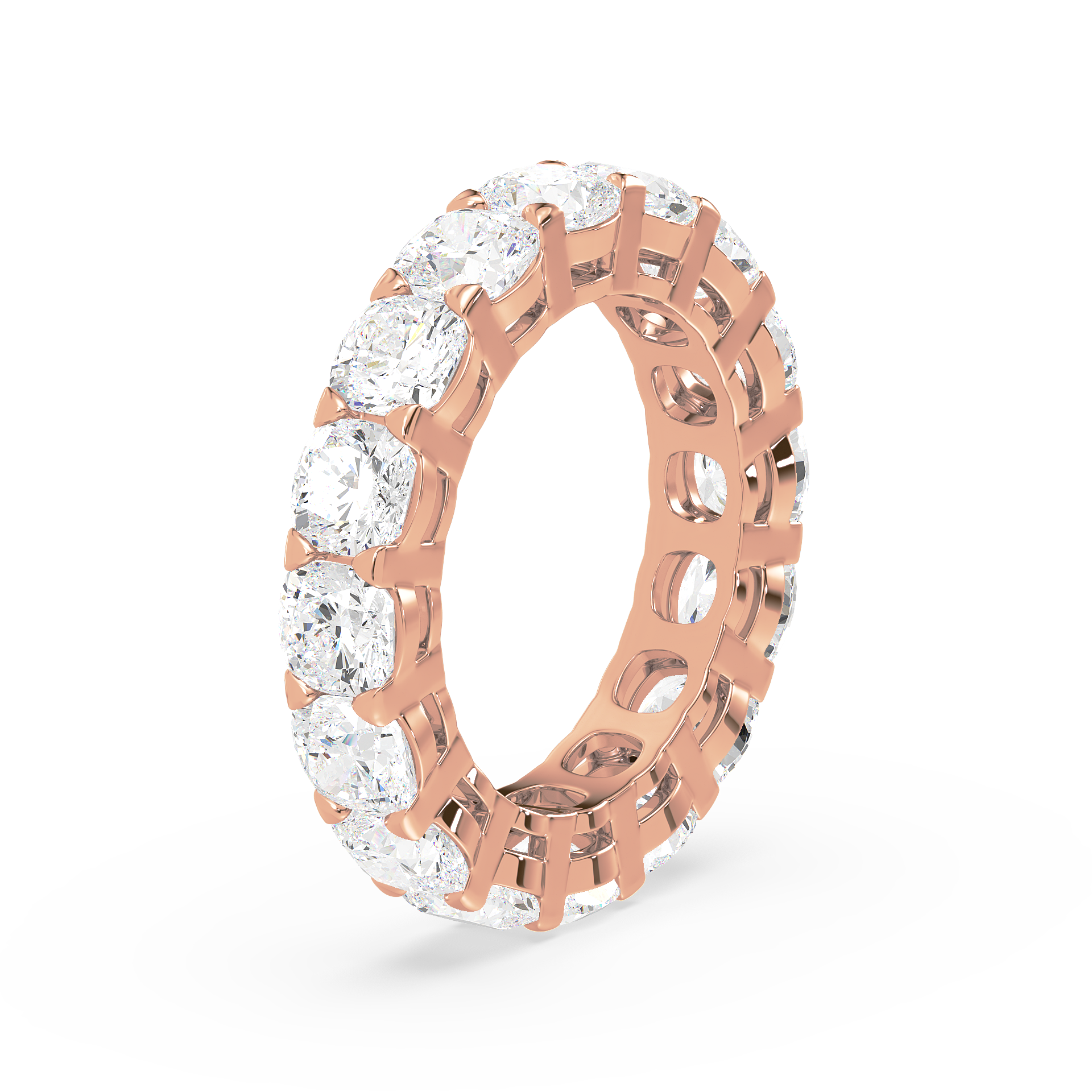 Bold Prong-Set Eternity Ring