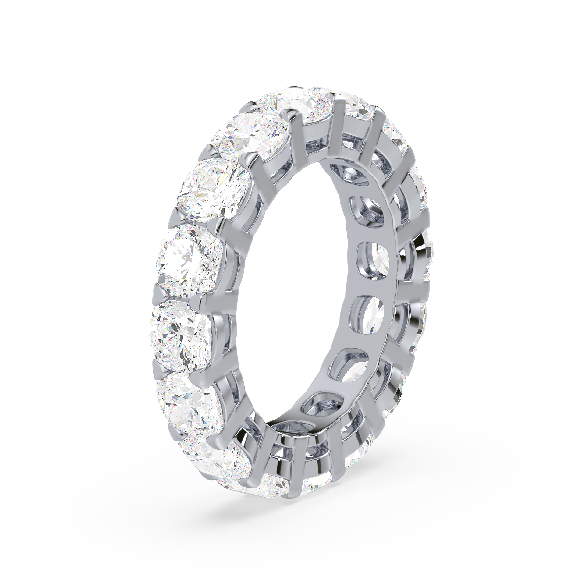 Bold Prong-Set Eternity Ring