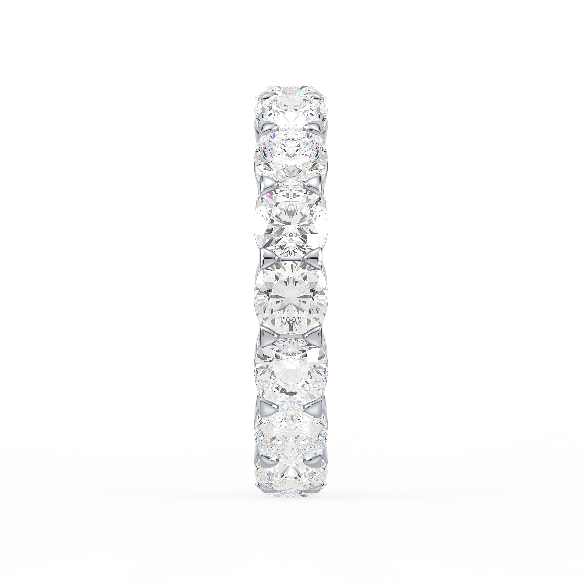 Bold Prong-Set Eternity Ring