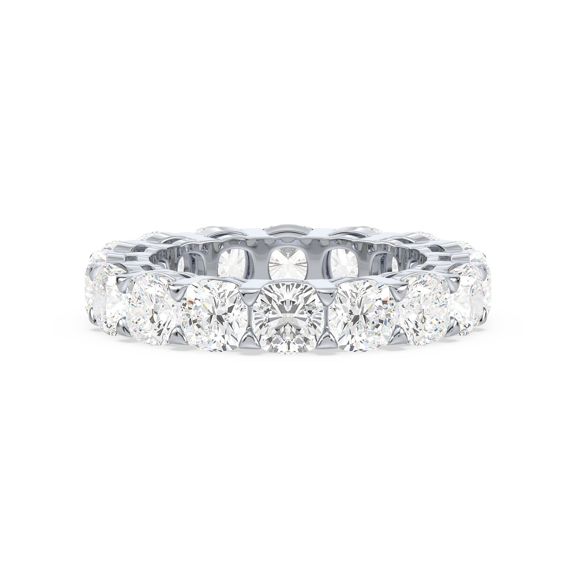 Bold Prong-Set Eternity Ring