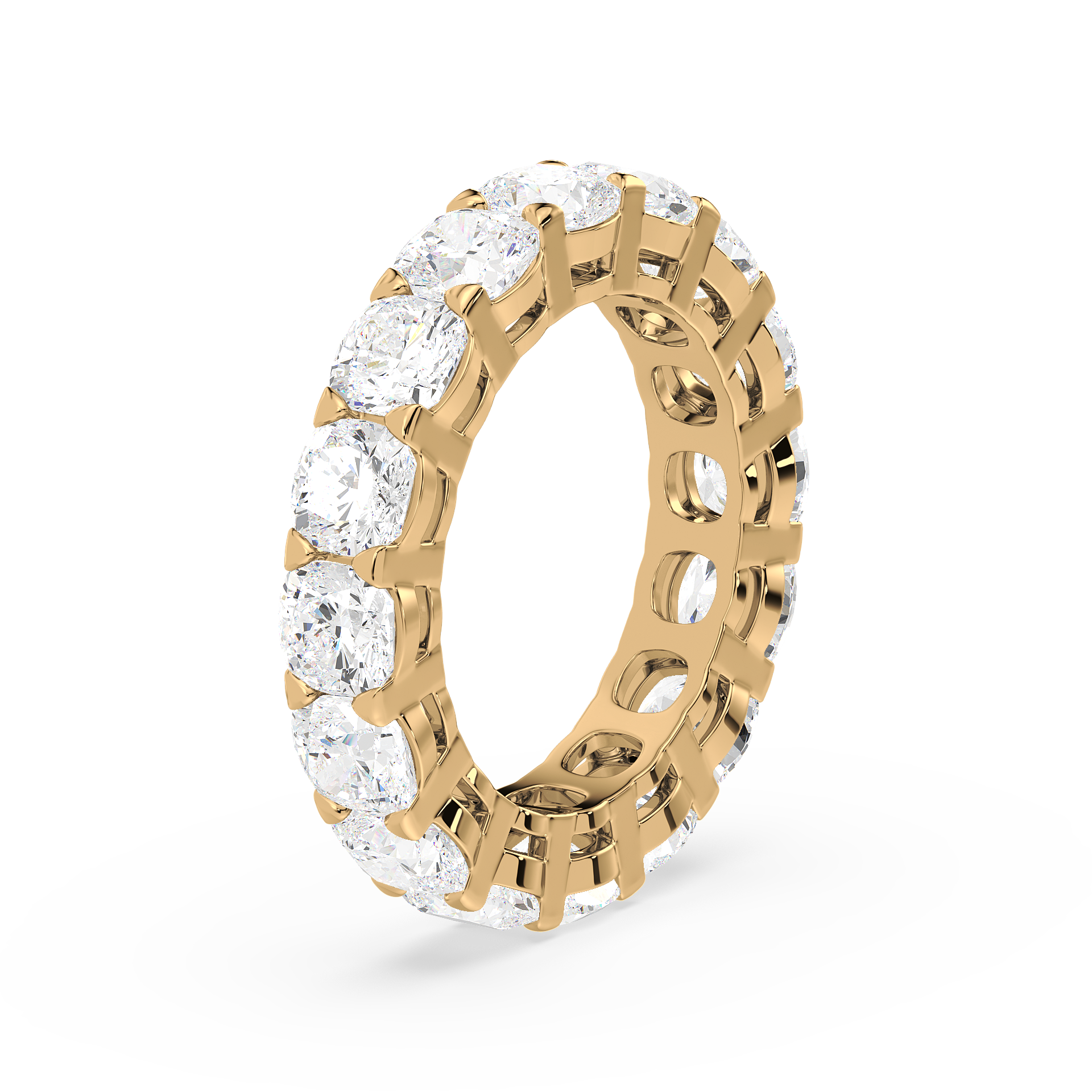 Bold Prong-Set Eternity Ring