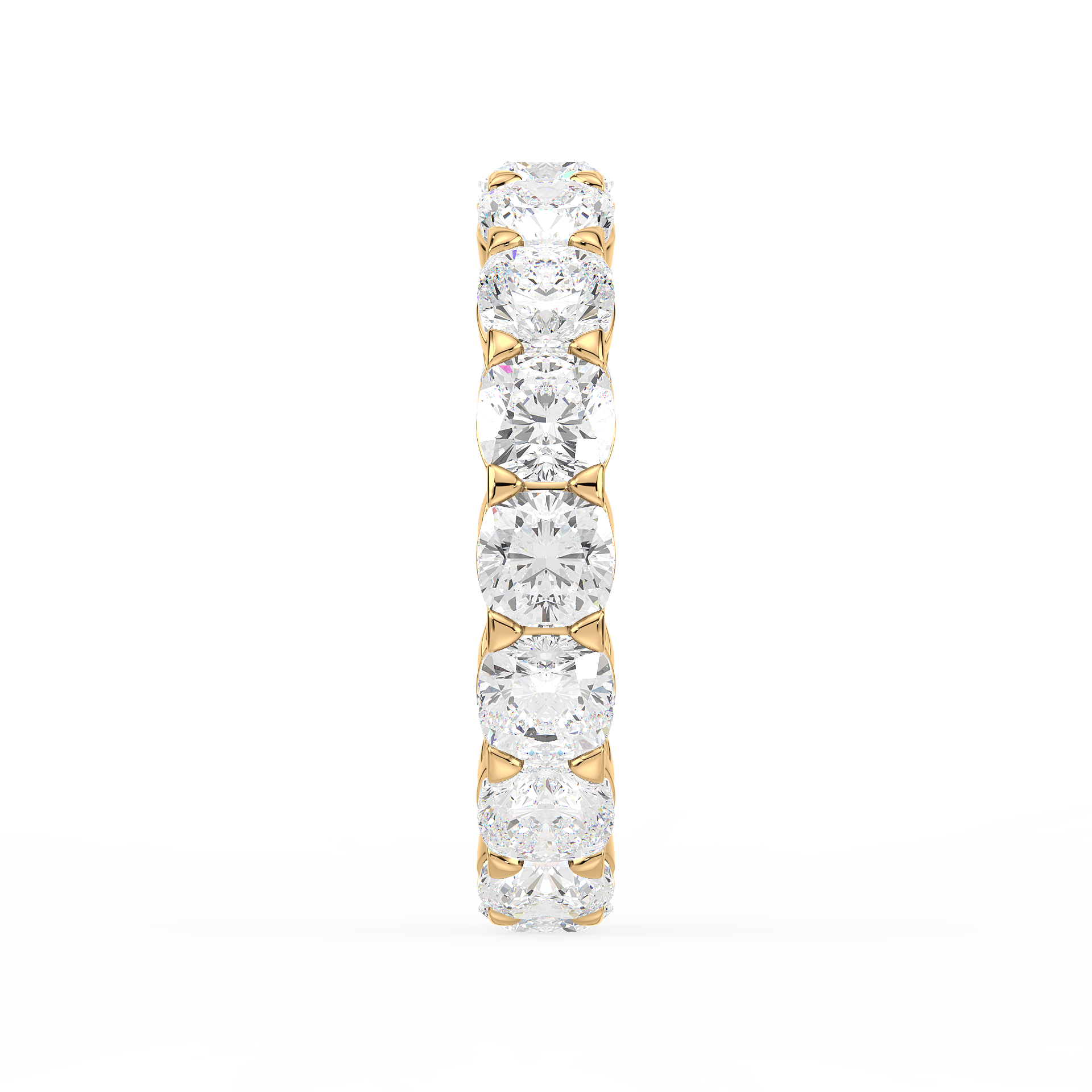 Bold Prong-Set Eternity Ring