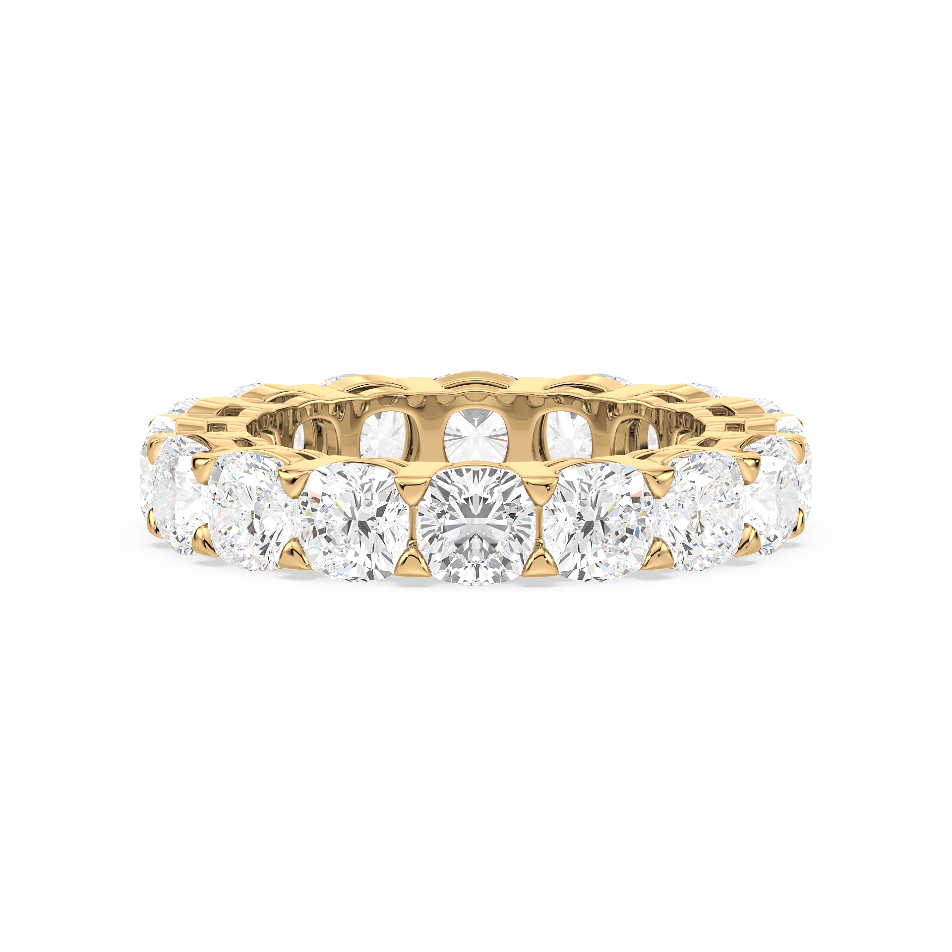 Bold Prong-Set Eternity Ring