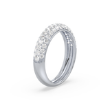 Triple Row Pavé Eternity Ring